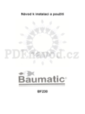 Baumatic BF230