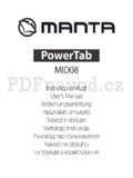 Manta MID08 PowerTab