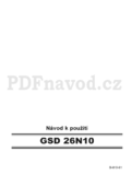 Bosch GSD 26N10