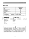 Beko SS229020