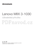 Lenovo MIIX 3 - 1030