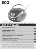 ECG CDR 677 BLACK