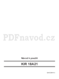 Bosch KIR 18A21
