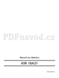 Bosch KIR 18A21