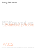 Sony Ericsson W302