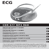 ECG CDR 677 MP3 RED
