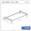 JYSK Sallinge 90x200