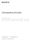 Sony Xperia™ Tablet SGP351