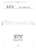 AEG PW 4908 FA