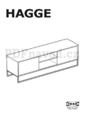 IKEA HAGGE (150x40x50)
