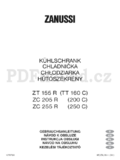 Zanussi ZC 205 R (200 C)