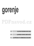 Gorenje ECT 930 AC