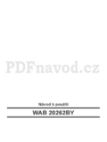 Bosch WAB 20262BY