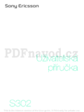 Sony Ericsson S302